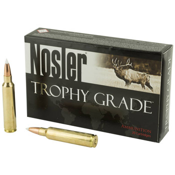 Nosler Trophy Grade Hyper Velocity Centerfire Ammunition, 30 Nosler, Nosler AccuBond, 180 Grain - 20 Cartridge Box ( 20 / 1 )