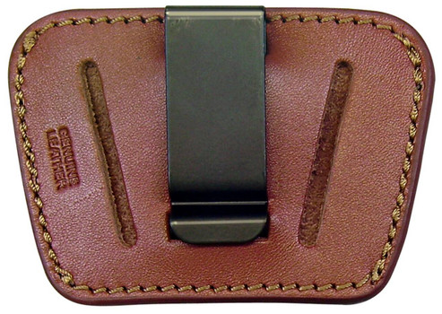 PSP 036 Belt Slide  IWBOWB Tan Leather Belt ClipSlide Fits SmallMed SemiAuto Ambidextrous UPC: 797053100367