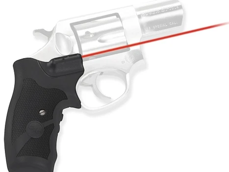Crimson Trace 0119501 Lasergrips Fits Ruger SP101, Red Laser 633nM Wavelength 5mW Output, Black Polymer