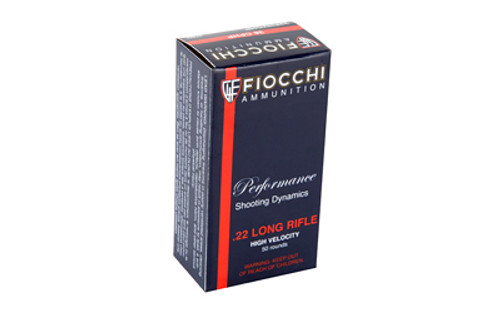 Fiocchi 22FHVCHP Field Dynamics High Velocity 22 LR 38 gr Copper Plated Hollow Point CPHP 50 Per Box 100 UPC: 762344710037