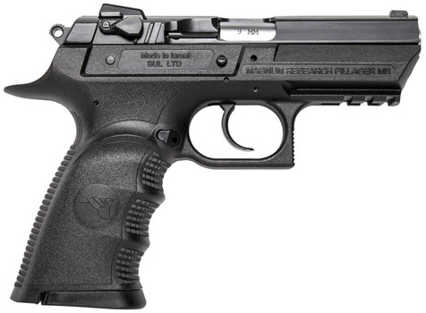 Magnum Research BE99153RSL Baby Eagle III SemiCompact 9mm Luger 3.85 151 Black Polymer Frame Matte Black Oxide Carbon Steel Slide Black Polymer Grip UPC: 761226086857