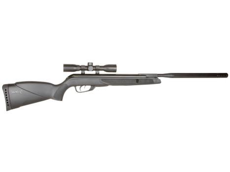 Gamo 6110067854 Wildcat Whisper Air Rifle Gas Piston 177 1rd Shot Black Black Receiver Black Molded All Weather Stock Scope 4x32mm