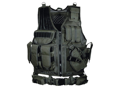 UTG PVCV547BT Tactical Vest OSFA Black Polyester