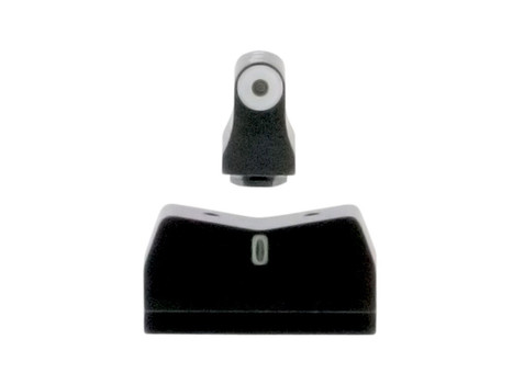 XS Sights GL0004S5 DXT Big Dot Night Sights fits Glock Black | Green Tritium White Outline Front Sight Green Tritium White Outline Bar Rear Sight