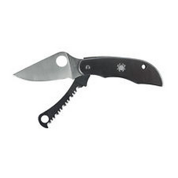 Spyderco C176PS Clipitool  Silver Stainless Steel Folding 8Cr13MoV SS 4.574.59 Long Part Serrated Blade Stainless Steel Handle Features ScrewdriverOpener UPC: 716104009787