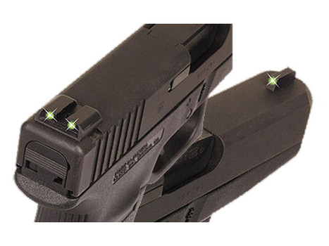 TruGlo TG231R2 Tritium Black | Green Tritium Front Sight Green Tritium Rear Sight