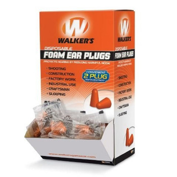 WALKER'S FOAM EAR PLUGS 200PK BOX UPC: 813628084907