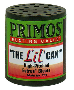 Primos 731 The Lil Can  Call Attracts Deer Green Plastic UPC: 010135007317