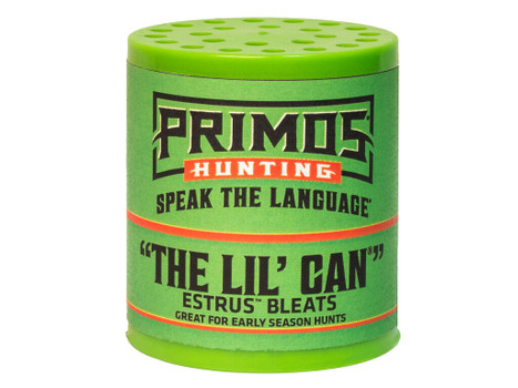 Primos 731 The Lil' Can Call Attracts Deer Green Plastic