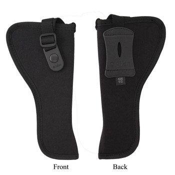 Allen 44803 Cortez  Size 03 OWB Style Black Polyester Adjustable Strap  Belt Loop Mount Type fits 56.5 Barrel MediumLarge DA Revolver Right Hand UPC: 026509448037