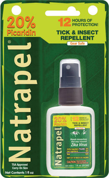 Natrapel 00066850 Picaridin Insect Repellent 1oz Spray Repels Ticks  Biting Insects Effective Up to 12 hrs UPC: 044224068507