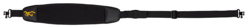 Browning 12201399 Big Game Sling made of Black Neoprene with 2550 OAL Adjustable Design  Swivels for RifleShotgun UPC: 023614415367