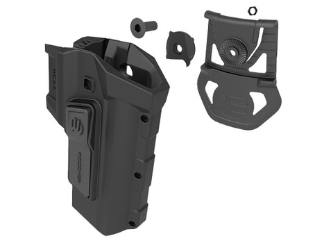 Recover Tactical HC11AR01 HC11 Holster OWB Black Polymer Belt Fits 1911 Right Hand