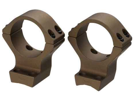 Browning 12536 X-Bolt Scope Mount System X-Lock Burnt Bronze Cerakote Aluminum 30mm Tube, High Rings