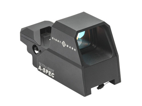 Sightmark SM26032 Ultra Shot A-Spec Open Reflex Sight Matte Black 1 x 33 mm x 24 mm 3 MOA Red Dot/5 MOA Red Dot/50 MOA Circle Multi Reticle