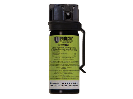 Sabre SRPMK3 Dog Spray Capsaicin Range 15 ft 1.80 oz Includes Belt Clip