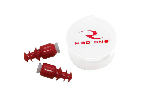 Radians CF7000BP Cease Fire Earplugs Baffle In Ear Red Adult 1 Pair