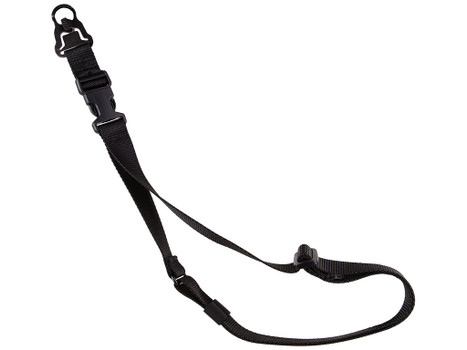 Blackhawk 70GS15BK Storm Rifle Sling Black Nylon Webbing 2" Wide QD Single-Point Design