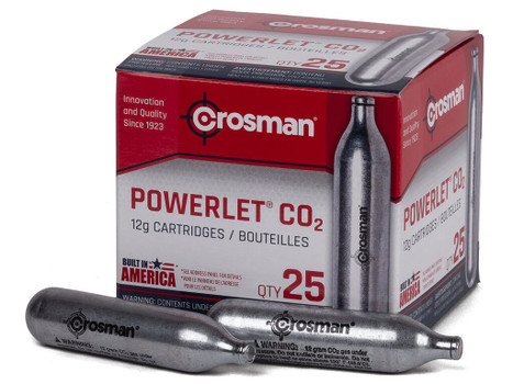 Crosman 2311 Powerlet CO2 12 Grams 25 Per Pkg