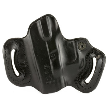 DeSantis Gunhide 086BAE1Z0 Mini Slide  OWB Black Leather Belt Slide Compatible wMost Glock Belt 1.75 Wide Right Hand UPC: 792695236566