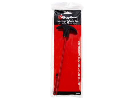 KleenBore SAF302 SAF-T-CLAD Cleaning Rod .22 - .45 Cal Handgun 6.5" w/Swivel Handle