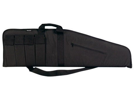 Bulldog BD423 Extreme Tactical 25" Black Water-Resistant Nylon, Tricot Lining, 4 External Velcro Magazine Pouches, Soft Padding