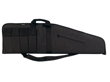 Bulldog BD423 Extreme Tactical 25" Black Water-Resistant Nylon, Tricot Lining, 4 External Velcro Magazine Pouches, Soft Padding
