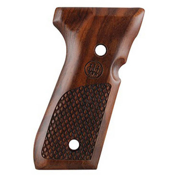 BERETTA GRIPS 92 96 WOOD OVAL CHKRNG UPC: 082442809366
