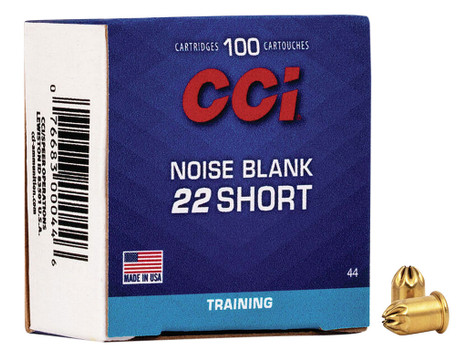 CCI 0044 Noise Blanks 22Short 100 Per Box/50 Case