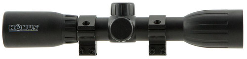Konus 7350 KonusFire  Matte Black 4x32mm 1 Tube 3030 Reticle Includes Mounting Rings UPC: 698156073506