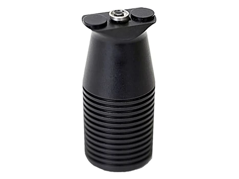 Ergo 4231BK Mini Max Vertical Forward Grip Black Ribbed Anodized Aluminum, KeyMod Mount