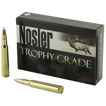 Nosler Trophy Grade Hyper Velocity Centerfire Ammunition, 30-06 Springfield, Nosler AccuBond, 165 Grain - 20 Cartridge Box ( 20 / 1 )