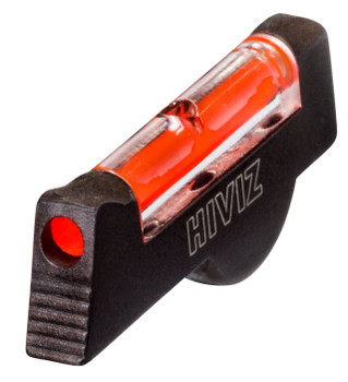 HiViz SW1002R Front Sight for Smith and Wesson Revolver with 2.5 or Longer Barrel  Black  Red Fiber Optic UPC: 613485587036