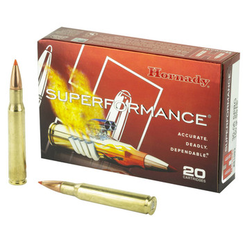 Hornady Superformance Hyper Velocity Centerfire Ammunition, 30-06 Springfield, Super Shock Tip, 150 Grain - 20 Cartridge Box ( 20 / 1 )