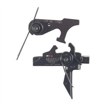 Geissele Automatics 05166 SD 3 Gun Flat Trigger with 4.505.50 lbs Draw Weight  Black Oxide Finish for AR15AR10 UPC: 854014005076