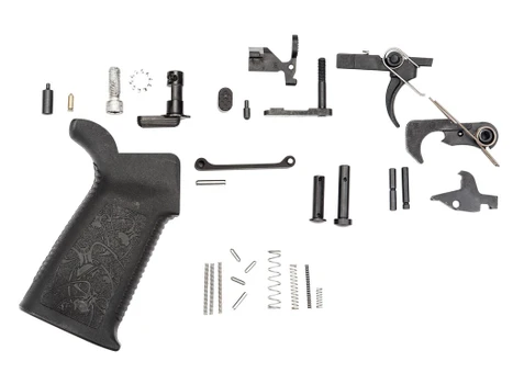 Spikes Tactical SLPK101 Lower Parts Kit Multi-Caliber Black Oxide Stainless Steel AR-Platform