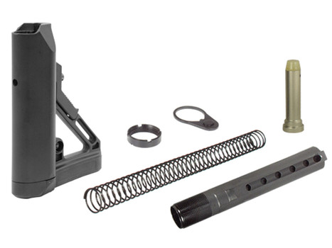 UTG Pro RBUS1BM Mil-Spec OPS Ready S1 Stock Kit Black Synthetic 6 Position for AR-15, M16