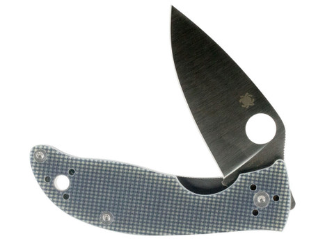 Spyderco C220GPGY Polestar 3.30" Folding Drop Point Plain CTS BD1 SS Blade Gray G10 Handle Includes Pocket Clip