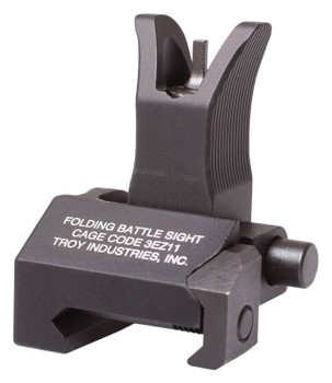 Troy Ind SSIGFBSFMBT01 Tritium Front Folding BattleSight M4  Black Hardcoat Anodized for M4 UPC: 812699011096