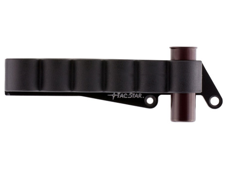 TacStar 1081211 SideSaddle Slimline Remington 870/1100/1187 12 Gauge 6rds Black Polymer w/Aluminum Mounting Plate