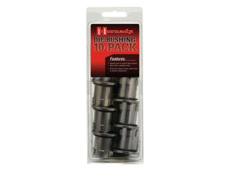 Hornady 044096 Lock-N-Load Die Bushing Metal Works With Hornady Lock N Load AP Press 10 Pack
