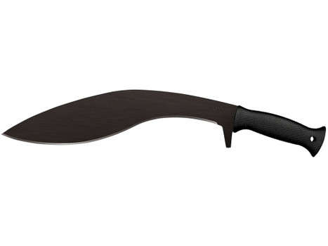 Cold Steel CS97KMPS Kukri Plus 13" Black Matte Baked-On Anti Rust 1055 Carbon Steel Blade/ Black Polypropylene Handle 18" Long Includes Sheath