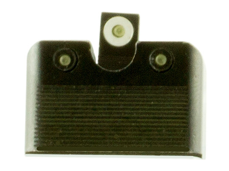 TruGlo TG231MP2W Tritium Pro Black | Green Tritium White Outline Front Sight Green Tritium Rear Sight