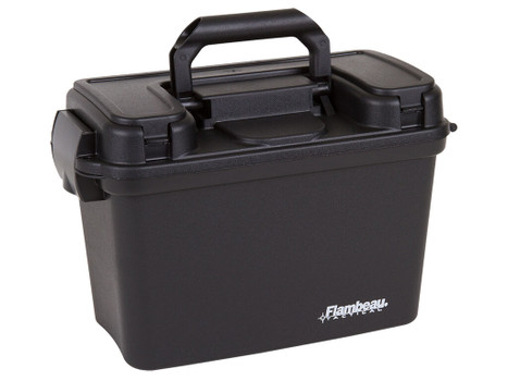 Flambeau 6430SD Tactical Dry Box Removable Tray & Storage Compartment Black Polymer