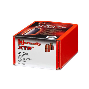 Hornady 41000 XTP  41 Cal .410 210 gr Hollow Point 100 Per Box 15 Case UPC: 090255241006