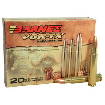 Barnes Vor-TX Hyper Velocity Centerfire Ammunition, 416 Rigby, Barnes TSX Flat Base, 400 Grain - 20 Cartridge Box ( 20 / 1 )