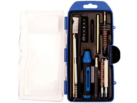 DAC GM223AR AR-15 Cleaning Kit Multi-Caliber Rifle/17 Pieces Black/Blue