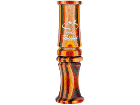 Primos 882 Classic Open Call, Wood Duck Sounds, Attracts Ducks Species, Multi-Color Hardwood