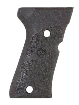 Hogue 93010 Grip Panels  Cobblestone Black Rubber for Beretta 92 Compact UPC: 743108930106