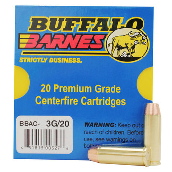Buffalo Bore Ammunition 3G20 BuffaloBarnes Strictly Business 45 Colt P 225 gr Barnes VOR TX XPB Lead Free 20 Per Box 12 UPC: 651815003276